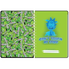 Щоденник на спіралі, тверда обкл., Rick and Morty RM23-438 Kite