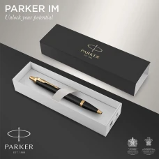 Ручка кулькова Parker IM Black позол. кул. 22 032