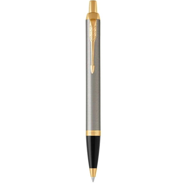 Ручка кулькова Parker IM Brushed Metal позол. кул. 22 232