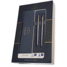 Набір Parker JOTTER Stainless Steel GT FP+BP (перова + кулькова), з позол.16 092b19