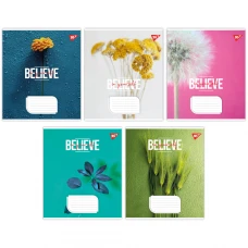 Зошит А5/18 арк кліт YES Believe in yourself, 766966