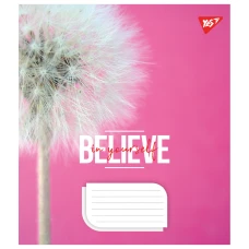 Зошит А5/18 арк кліт YES Believe in yourself, 766966