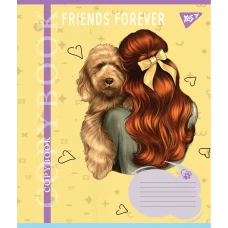 Зошит А5/18 арк лінія YES Friends forever, 766992