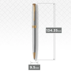 Ручка кулькова Parker SONNET Stainless Steel позол. кул. 84 132
