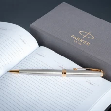 Ручка кулькова Parker SONNET Stainless Steel позол. кул. 84 132