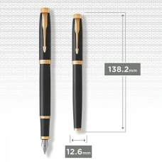 Ручка перова Parker IM Black позол. перо 22 011
