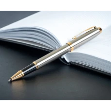 Ручка-ролер Parker IM Brushed Metal позол. рол. 22 222