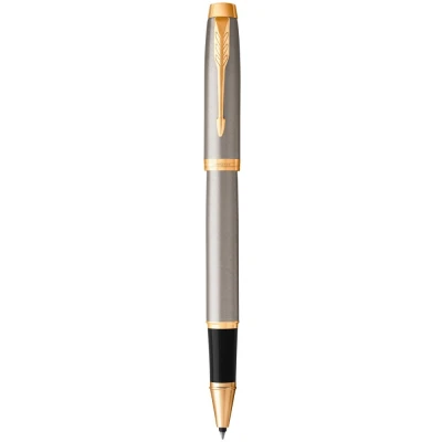 Ручка-ролер Parker IM Brushed Metal позол. рол. 22 222