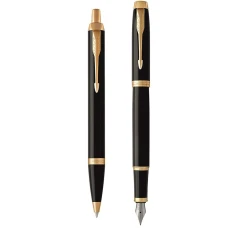 Набір ручок Parker IM Black GT FP+BP (перова + кулькова) позол. 22 092b19