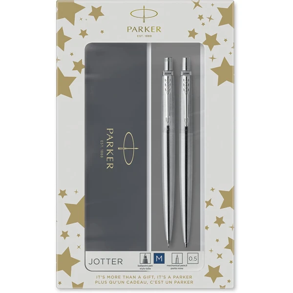 Набір Parker JOTTER Stainless Steel CT BP+PCL (кулькова + олівець) 16 172b23