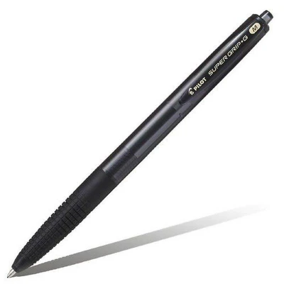 Ручка кулькова автоматична Pilot Super Grip зі змінним стрижнем BPGG-8R-M-BB