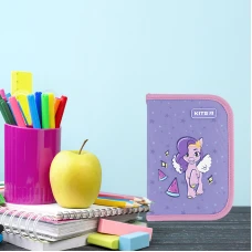 Пенал Kite 1 від., 2 відв., з наповненням LP24-622H My Little Pony