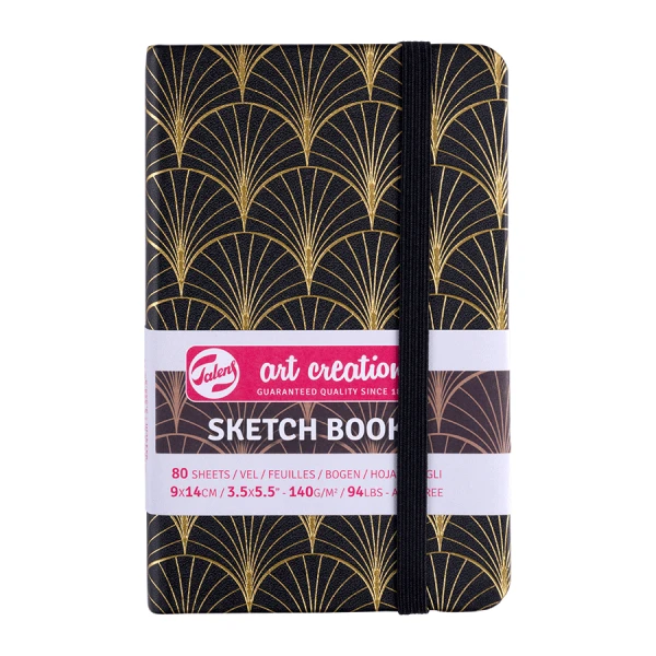 Блокнот для графіки Talens Art Creation, А6 (9*14см), 140г/м2, 80л, Art deco, Royal Talens