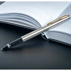 Ручка-ролер Parker JOTTER Stainless Steel сталь з поз. в подарунковій упаковці 16 022bL
