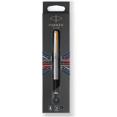 Ручка-ролер Parker JOTTER Stainless Steel сталь з поз. в подарунковій упаковці 16 022bL