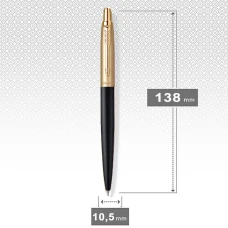 Ручка кулькова Parker JOTTER XL Matt Black & Gold кул. 13 032