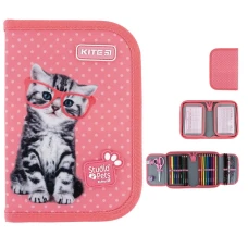 Пенал Kite 1 від., 2 відв., з наповненням SP24-622H-2 Studio Pets