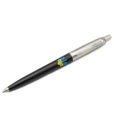 Ручка кулькова Parker JOTTER Originals UKRAINE Black CT BP Тризуб синьо-жовтий 15632_T0016u