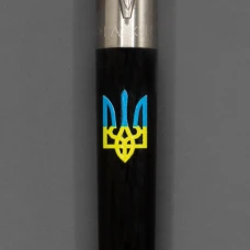 Ручка кулькова Parker JOTTER Originals UKRAINE Black CT BP Тризуб синьо-жовтий 15632_T0016u