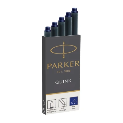 Картриджі Parker Quink / 5шт. синій 11 410BLU