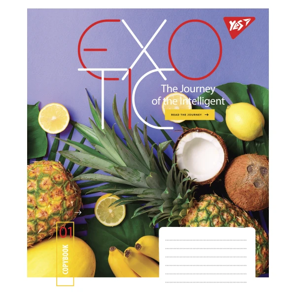 Зошит А5/96 арк лінія YES Exotic, 766128