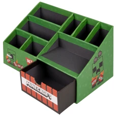 Органайзер настільний YES "Minecraft" 8 відділень, картон, 708221