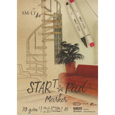 Склейка для маркерів STAR T А5, 70г/м2, 20л, Smiltainis