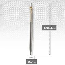 Ручка кулькова Parker JOTTER Stainless Steel з поз. кул. Герб України 16032_T005b