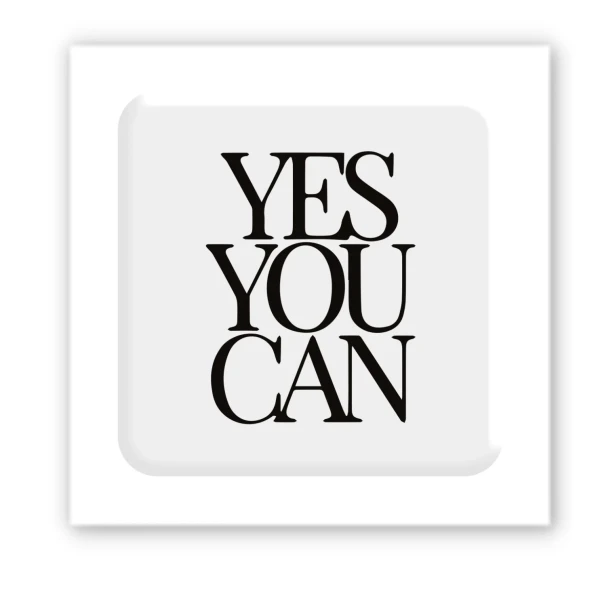 Наліпки 3D-стікер "Yes you can" SX-154 Tattooshka