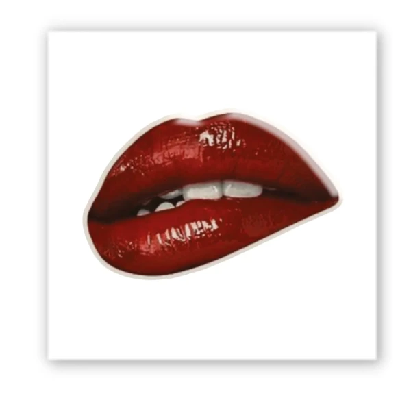 Наліпки 3D-стікер "Red lips" SX-150 Tattooshka