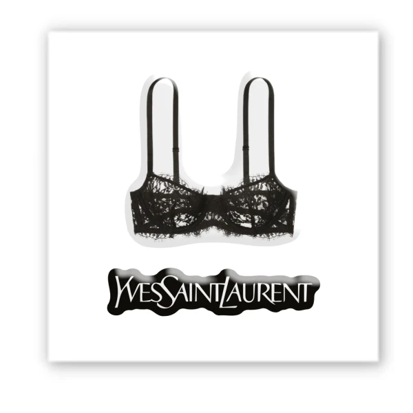 Наліпки 3D-стікер "Black bra" SX-178 Tattooshka
