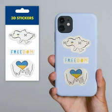 Наліпки 3D-стікер "Freedom" SM-01 Tattooshka