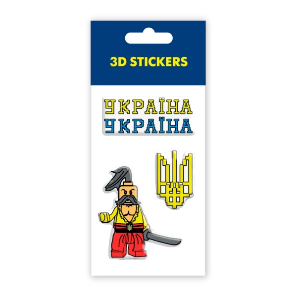 Наліпки 3D-стікер "Cossack" SM-18 Tattooshka