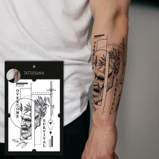 Тимчасове тату "Римська сила" LB-187 Tattooshka