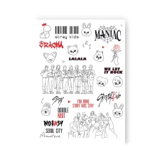 Тимчасове тату набір STRAY KIDS LB-189 Tattooshka