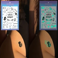 Тимчасове тату набір FUN неонові LB-167 Tattooshka