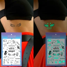 Тимчасове тату набір FUN неонові LB-167 Tattooshka