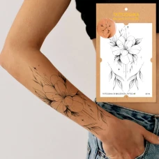 Тимчасове тату набір FLOWER MOOD LB-176 Tattooshka