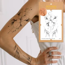 Тимчасове тату набір FLOWER MOOD LB-176 Tattooshka
