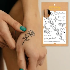 Тимчасове тату cет FREEDOM LOVE LB-100 Tattooshka
