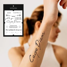 Тимчасове тату набір Carpe Diem LB-114 Tattooshka