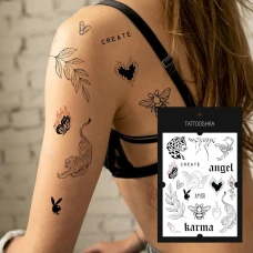 Тимчасове тату набір "Брутальний" LB-147 Tattooshka
