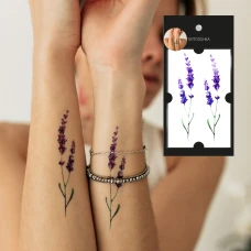 Тимчасове тату "Дві лаванди" WM-372 Tattooshka