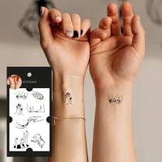 Тимчасове тату "Ніжні дотики" HC-231 Tattooshka