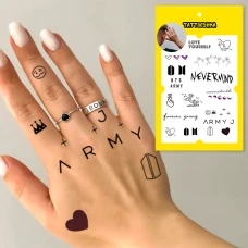 Тимчасове тату набір BTS LB-110 Tattooshka