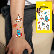 Тимчасове тату набір "Ракети" WS-A182 Tattooshka