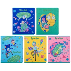 Зошит 48 арк., клітинка, софт тач + УФ лак, Rick and Morty RM22-259-2 Kite
