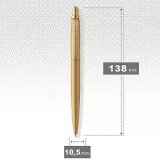 Ручка кулькова Parker JOTTER XL Monochrome Gold кул. 12 532