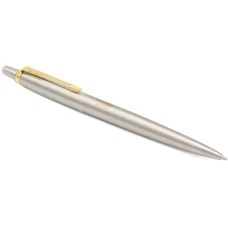 Ручка кулькова Parker JOTTER Stainless Steel з поз. кул. Тризуб золотий 16032_T001g