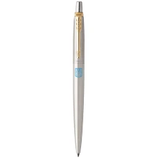 Ручка кулькова Parker JOTTER Stainless Steel з поз. кул. Герб України жовто-синій 16032_T005c